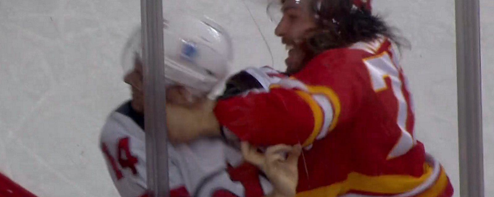 Lomberg destroys Bastian's face and knocks him out of the game.