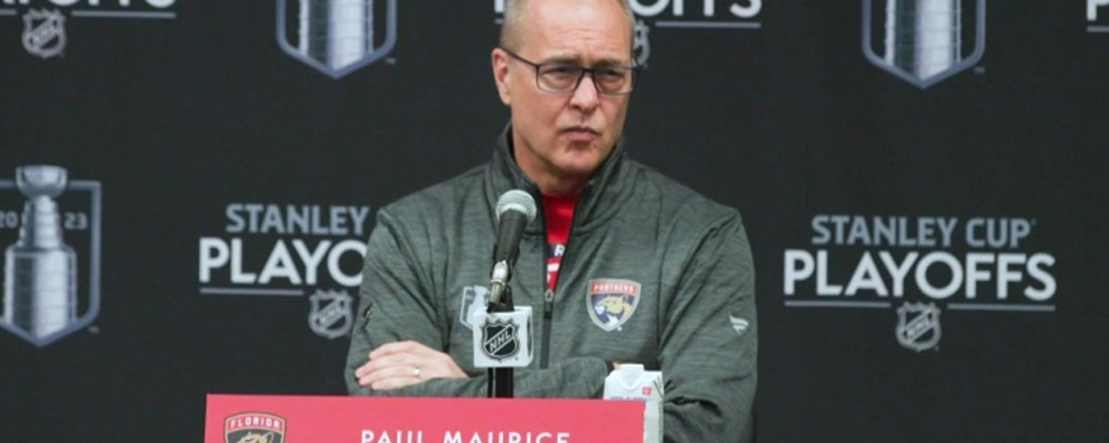 Paul Maurice with a hilarious update on Barkov's injury