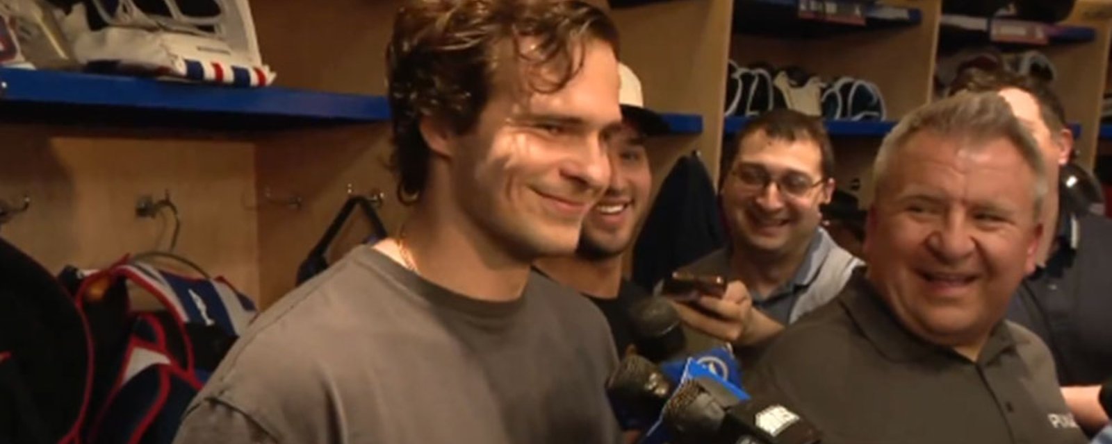 Igor Shesterkin with a hilarious answer when asked about re-signing with the Rangers long-term