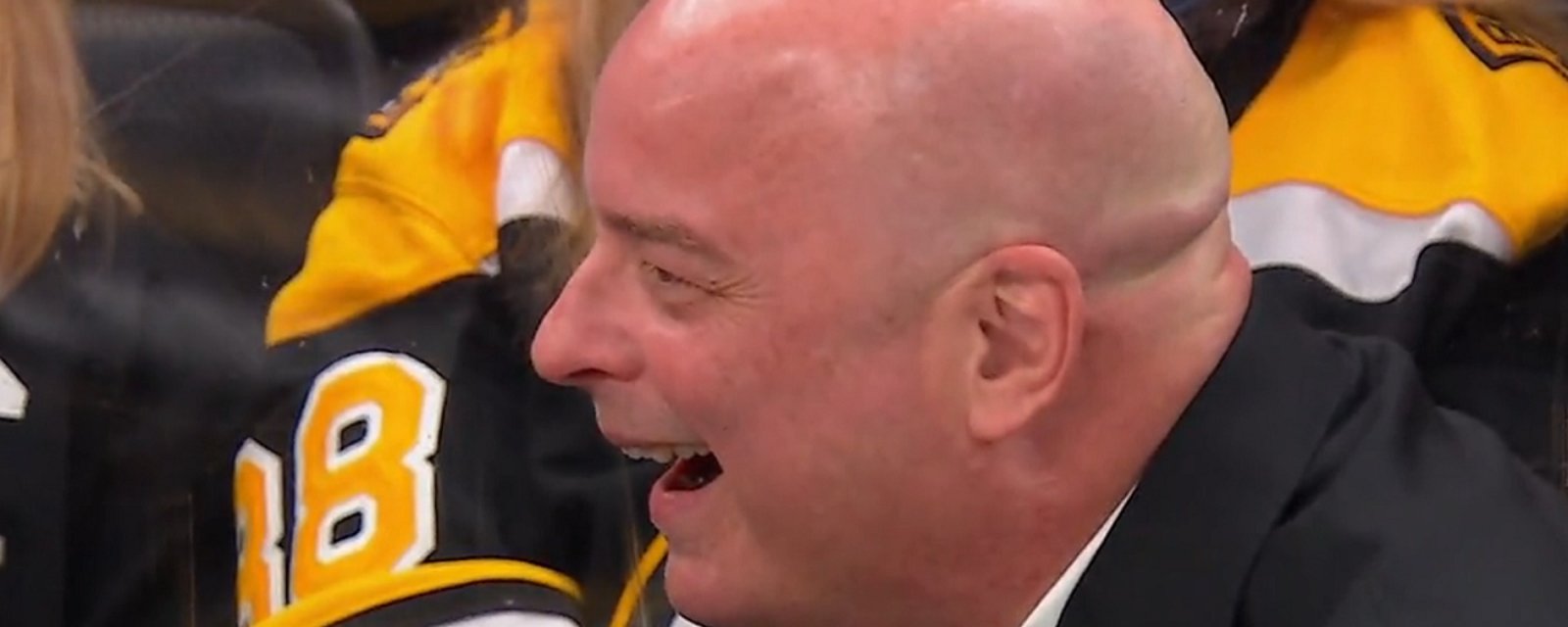 Jim Montgomery loses his mind over officiating in Game 3.
