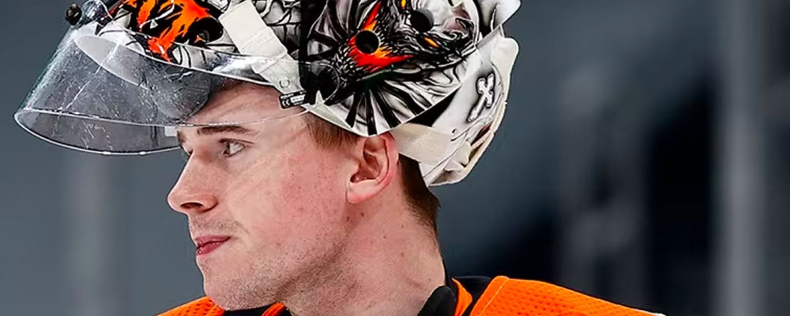 Carter Hart leaves the Philadelphia Flyers