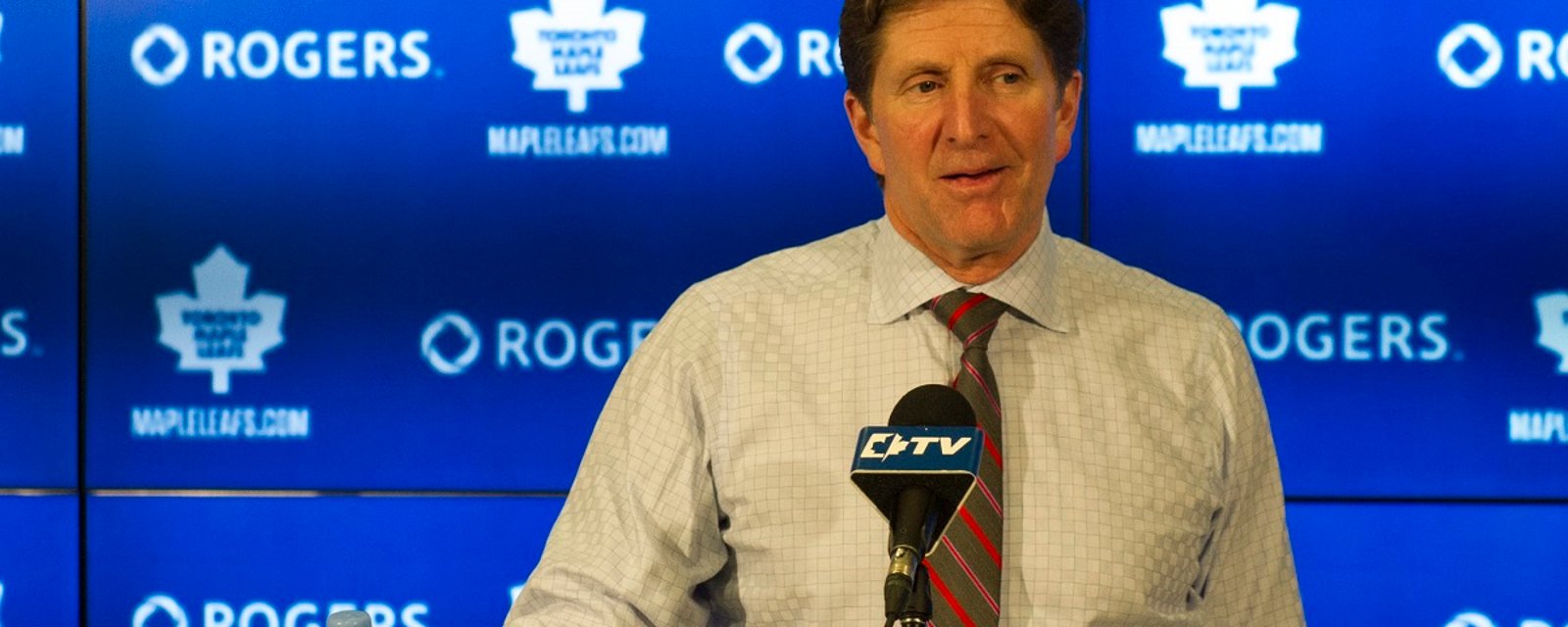 Mike Babcock labels the portrayal of the Marner incident 'a complete farce'.