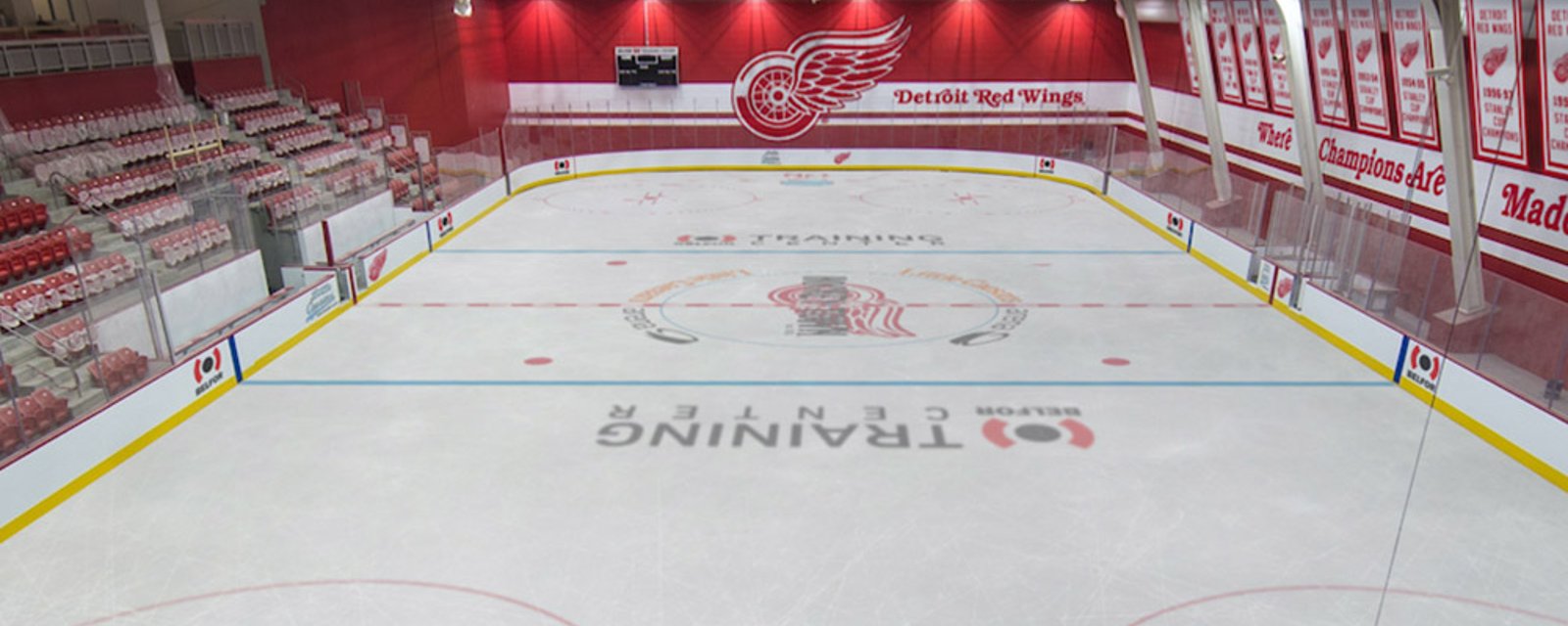 Trio of Red Wings players missing from today's practice, including rookie 