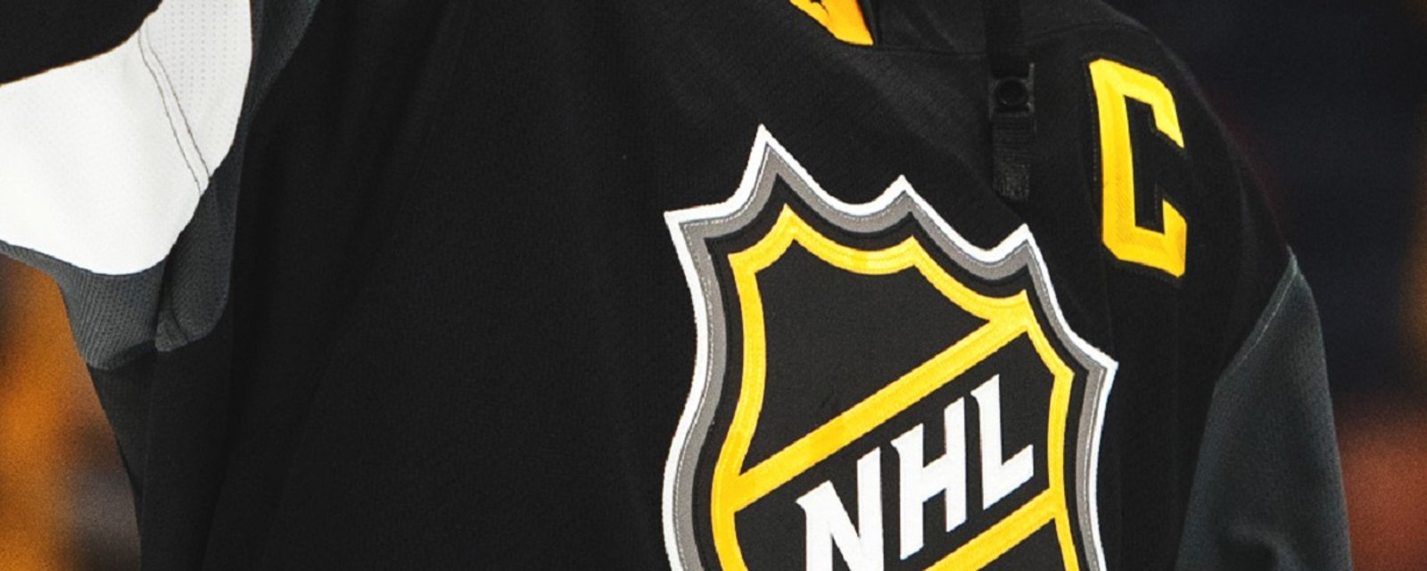 NHL captain suffers broken jaw on Friday night.