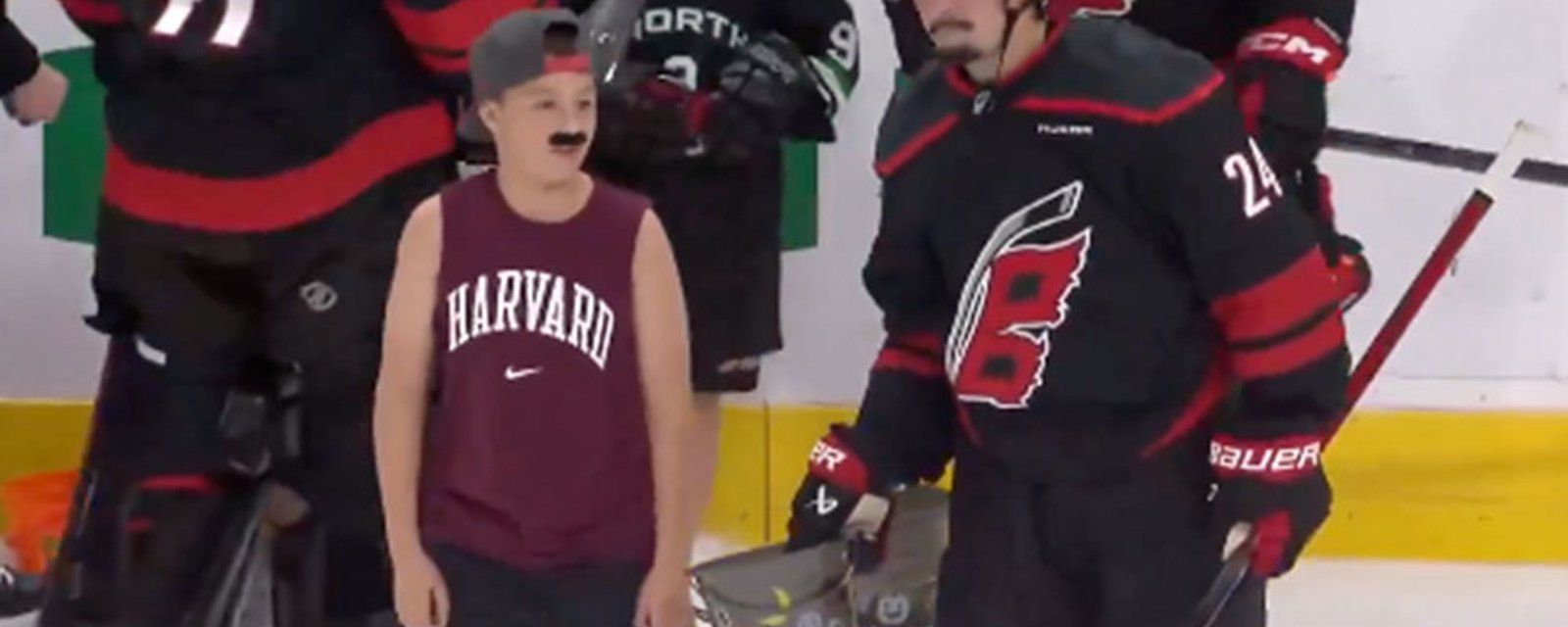 Hurricanes bring kids out on the ice for Halloween themed post-game celebration