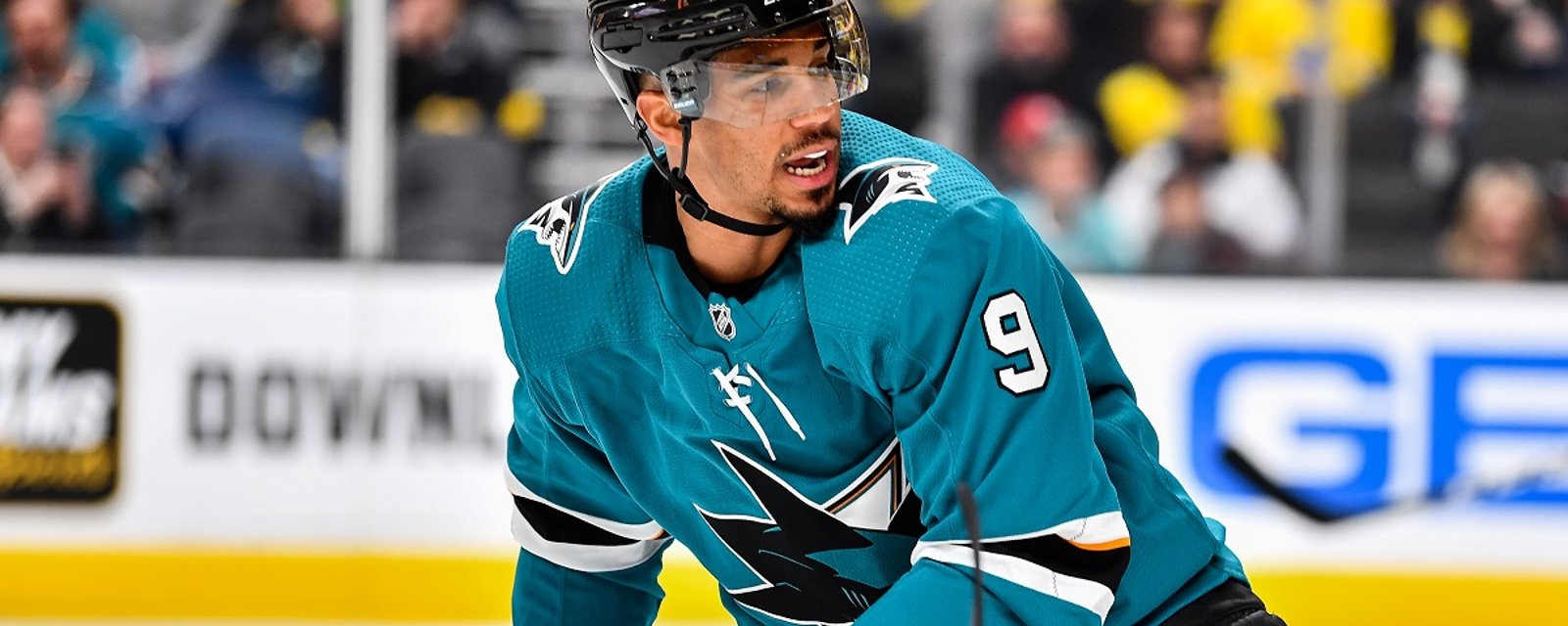 Evander Kane spotted at Sharks practice facility but team remains in the dark.