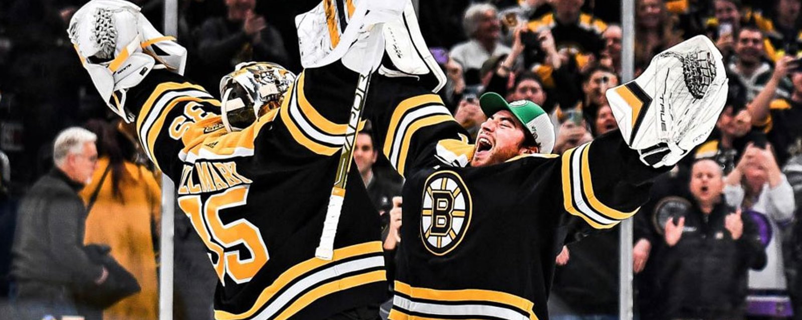 Linus Ullmark sends a heartfelt goodbye to Bruins teammates and fans