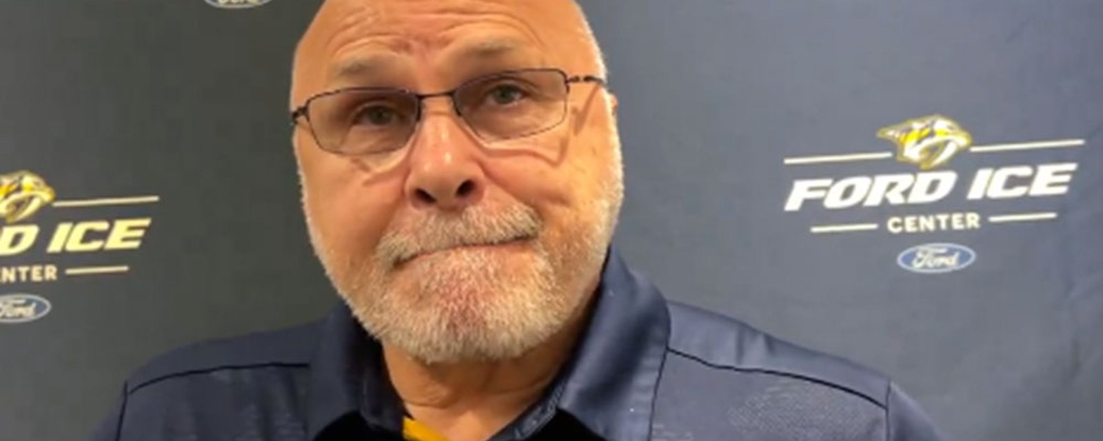 Barry Trotz tips his hand a bit when asked about possible Mitch Marner trade 