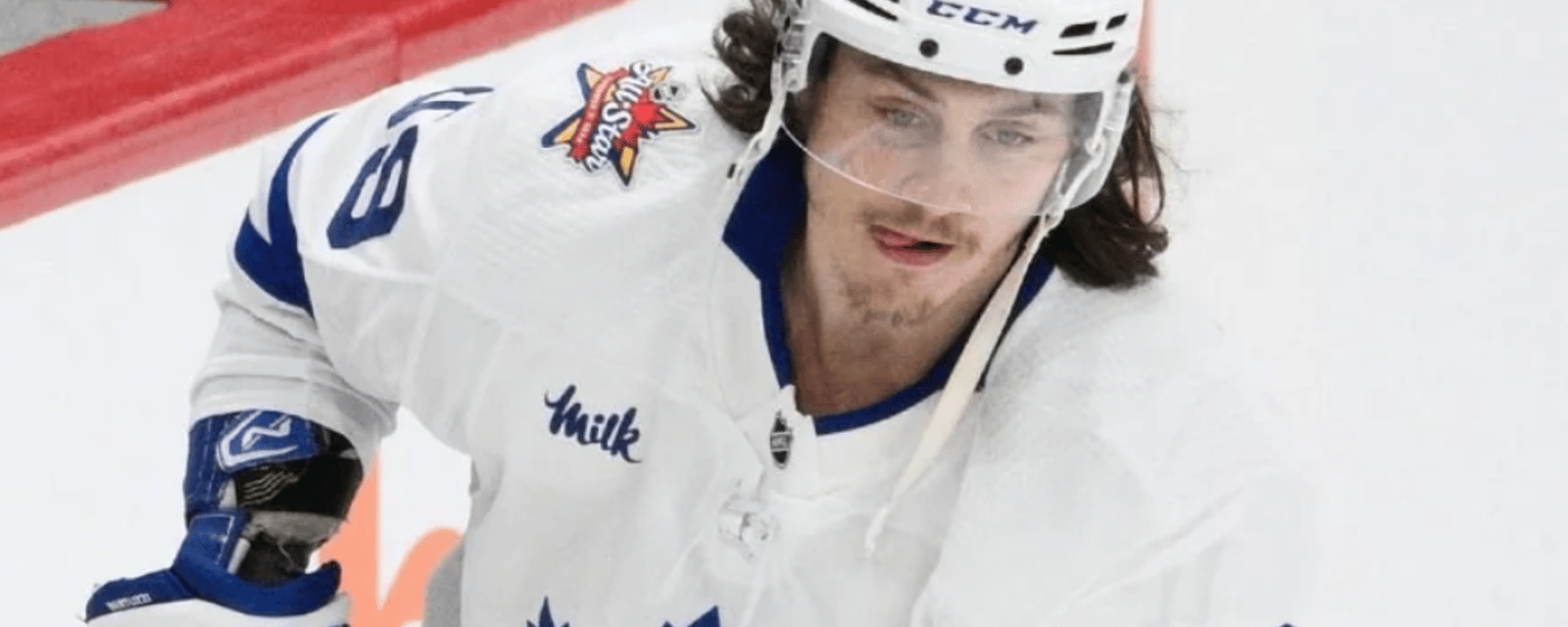 Tyler Bertuzzi barely recognizable at Leafs practice 