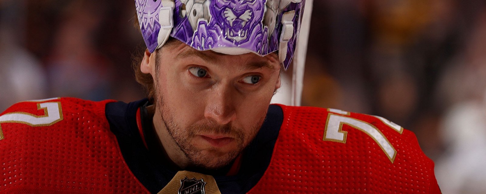 Bobrovsky missing from practice on Sunday morning.