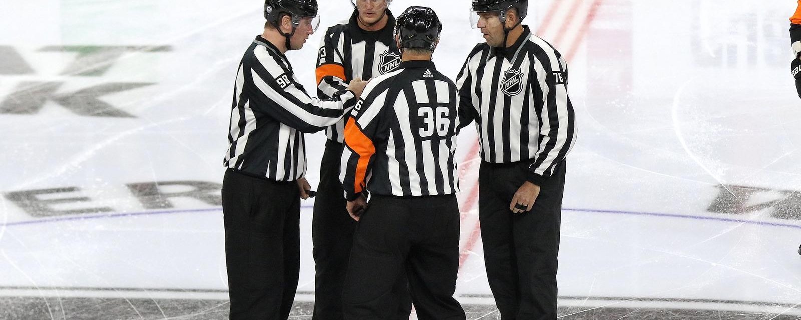 NHL officials under a lot of fire not even a week into postseason