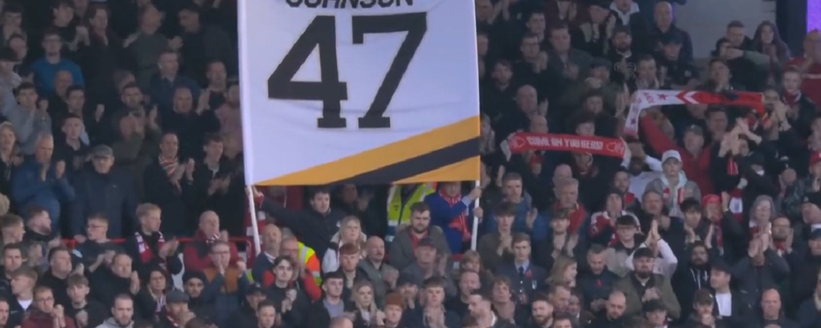 Premier League soccer team pays tribute to Adam Johnson.