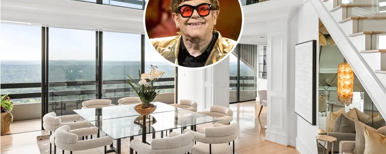 Elton John vend son superbe condo d’Atlanta pour près de 5 millions de dollars