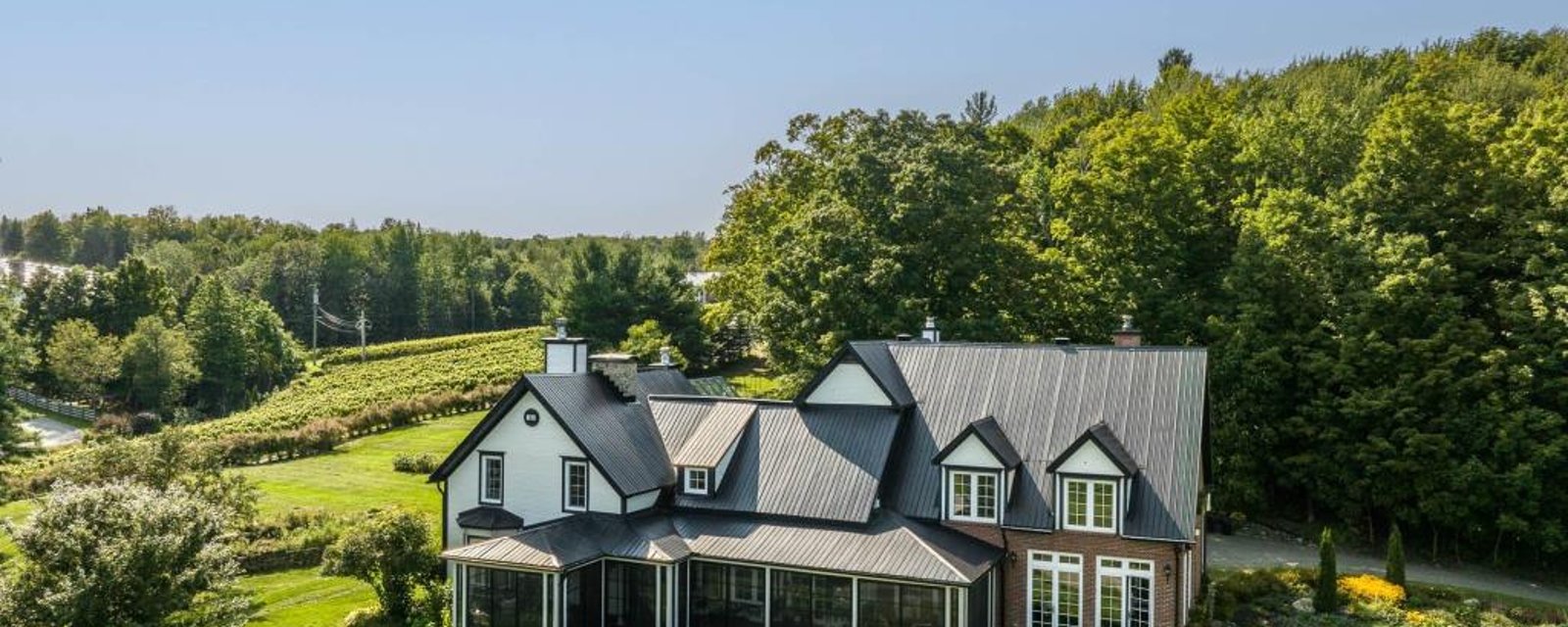 Profitez de vues sur un vignoble dans cette superbe propriété champêtre