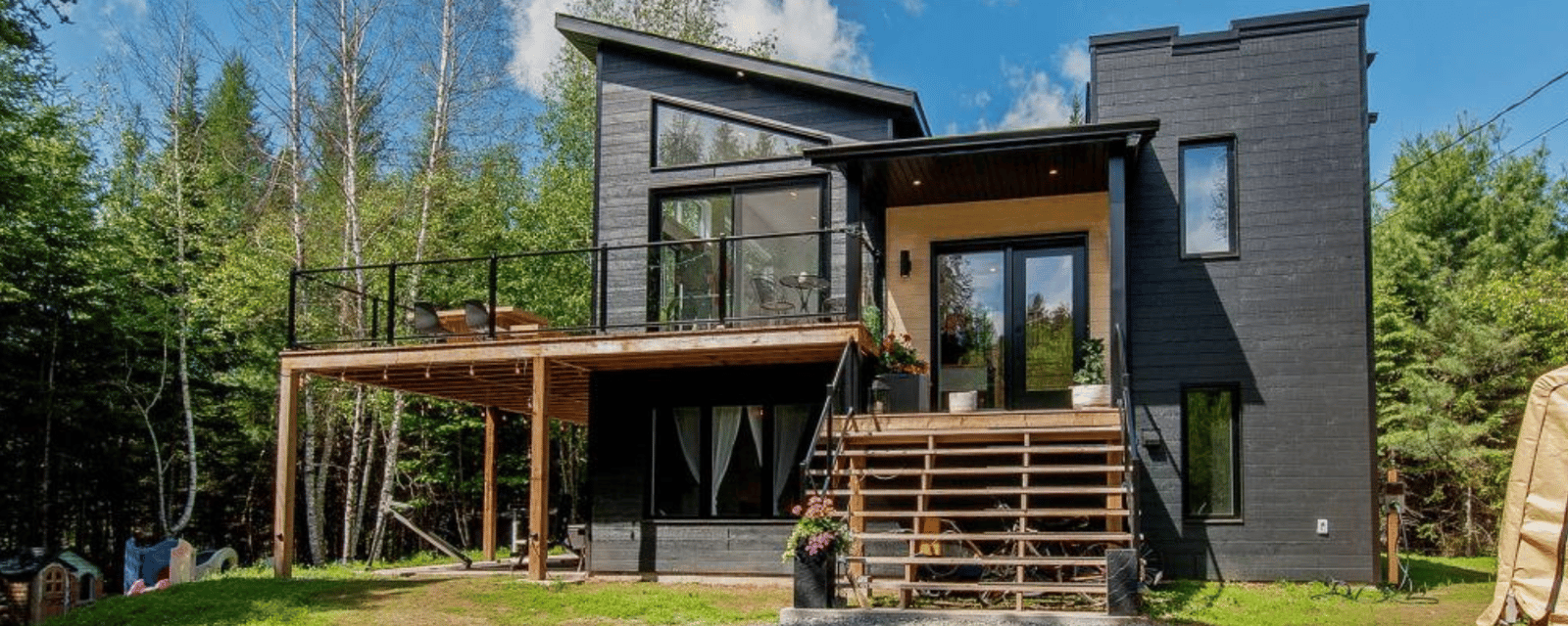 Époustouflant chalet moderne pour les amateurs de construction récente 