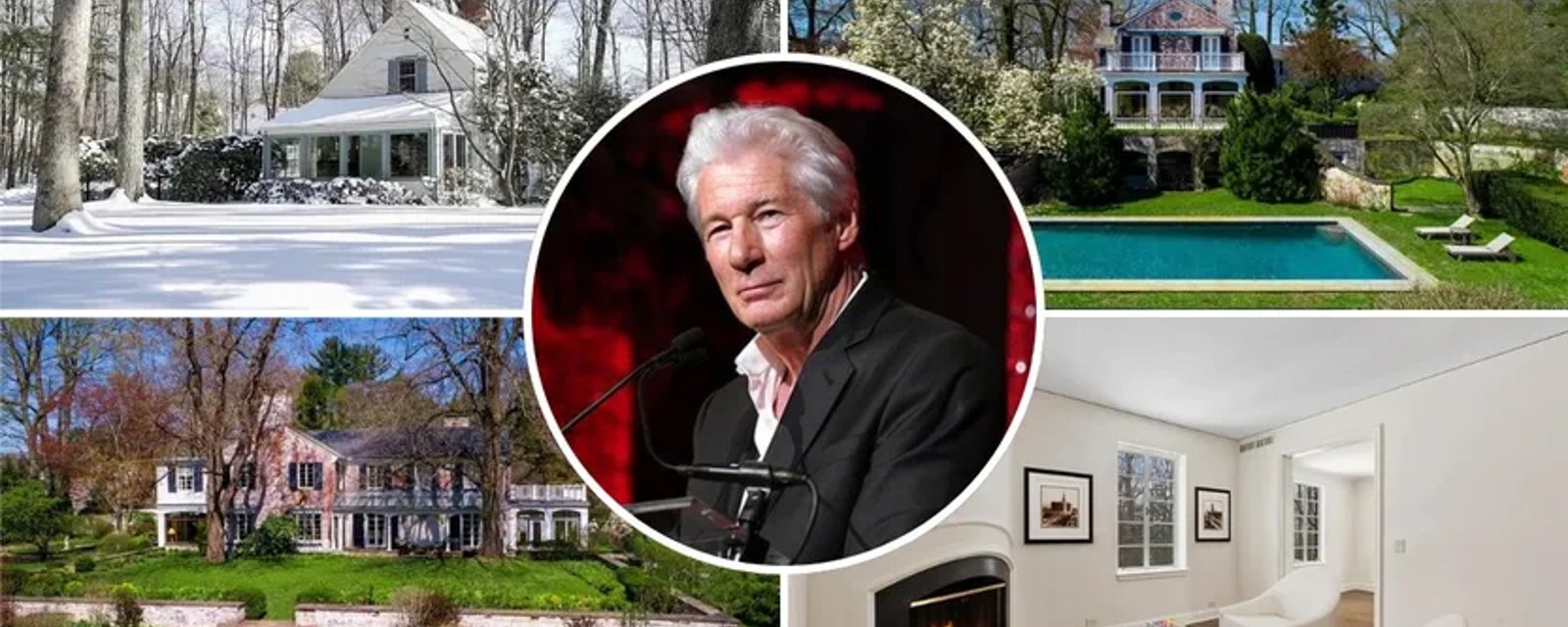 Richard Gere met en vente son impressionnante maison du Connecticut pour aller vivre en Espagne.