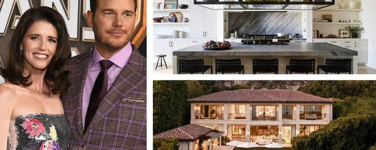 Chris Pratt et Katherine Schwarzenegger mettent en vente leur immense demeure de  Pacific Palisades pour 32 millions de dollars