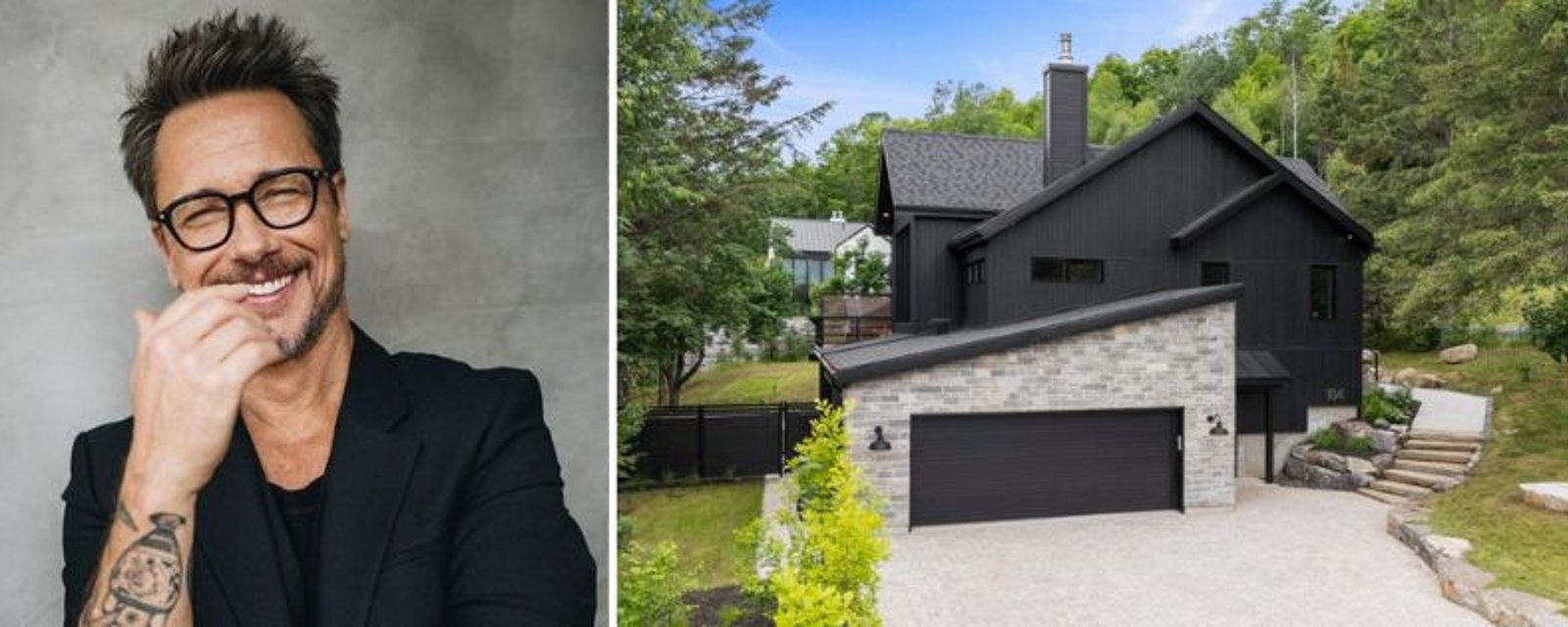 La somptueuse résidence de Stéphane Rousseau à Saint-Sauveur est à vendre