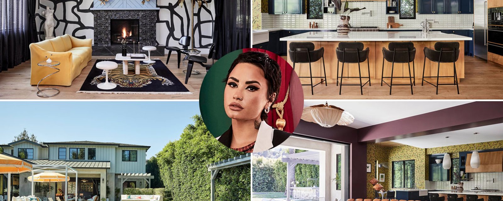 Découvrez l’intérieur éclectique de la nouvelle demeure de Demi  Lovato