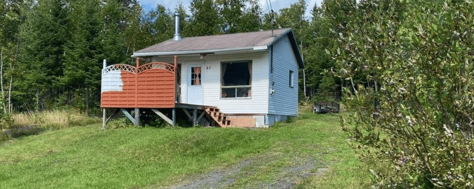 Aubaine à ne pas manquer : chalet au bord de l'eau à vendre pour 75 000 $