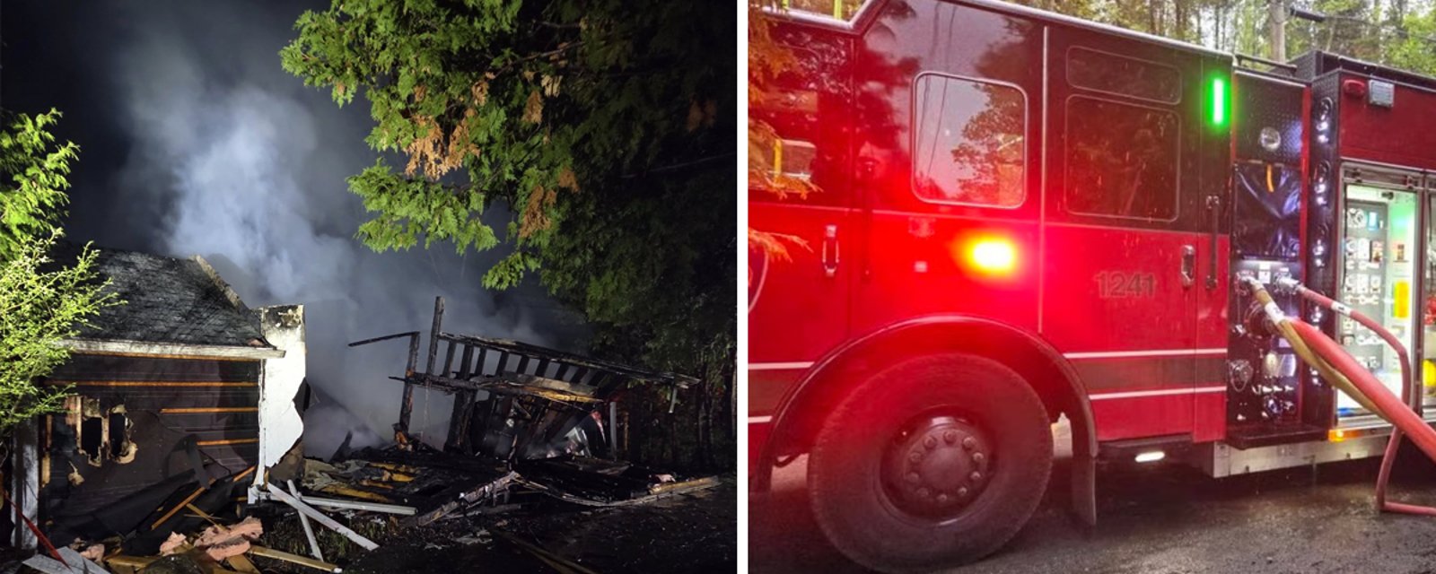 Le chalet de Catherine Proulx-Lemay et Noémie Yelle complètement ravagé par un incendie