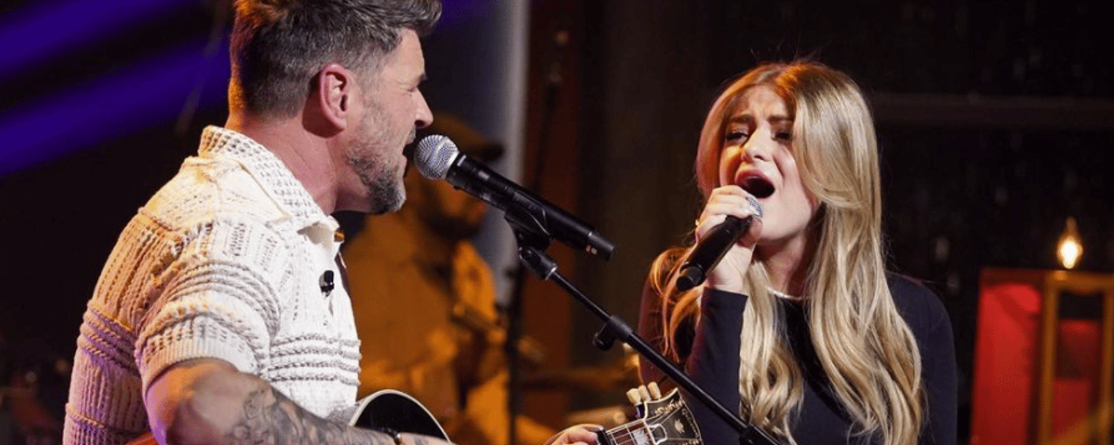 Marc Dupré chante en duo avec Stella Dupré à Bonsoir bonsoir dans un moment magique entre père et fille