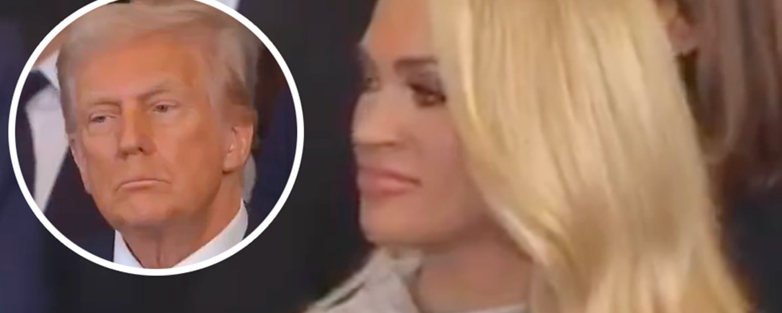 Carrie Underwood a vécu un immense moment de malaise à l'investiture de Donald Trump