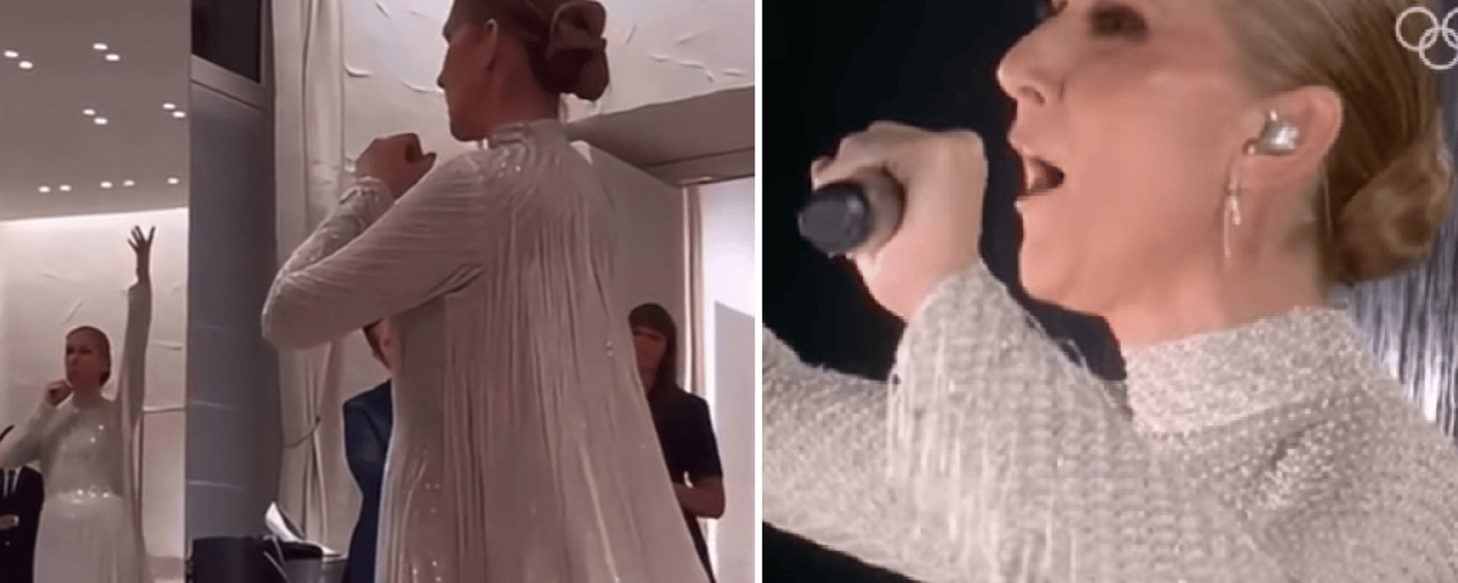 Céline Dion portait une robe très spéciale à Paris et voici pourquoi