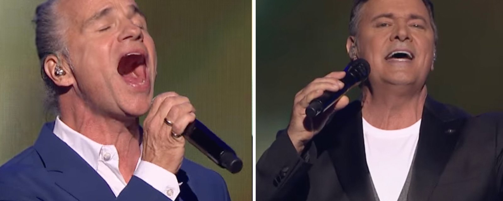 Mario Pelchat et Bruno Pelletier ont offert l'une des plus belles performances de l'histoire de l'ADISQ