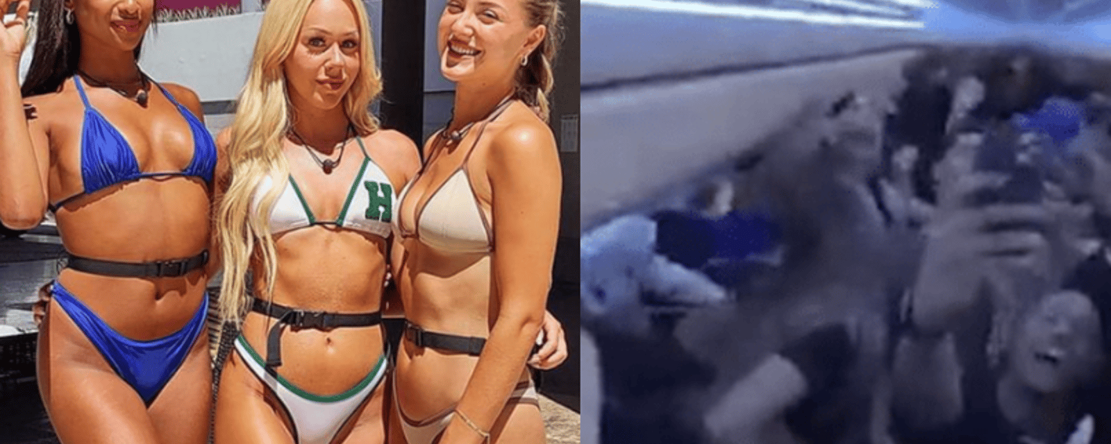 Sandrine de L'île de l'amour brise le silence après le party dans un avion vers le Mexique
