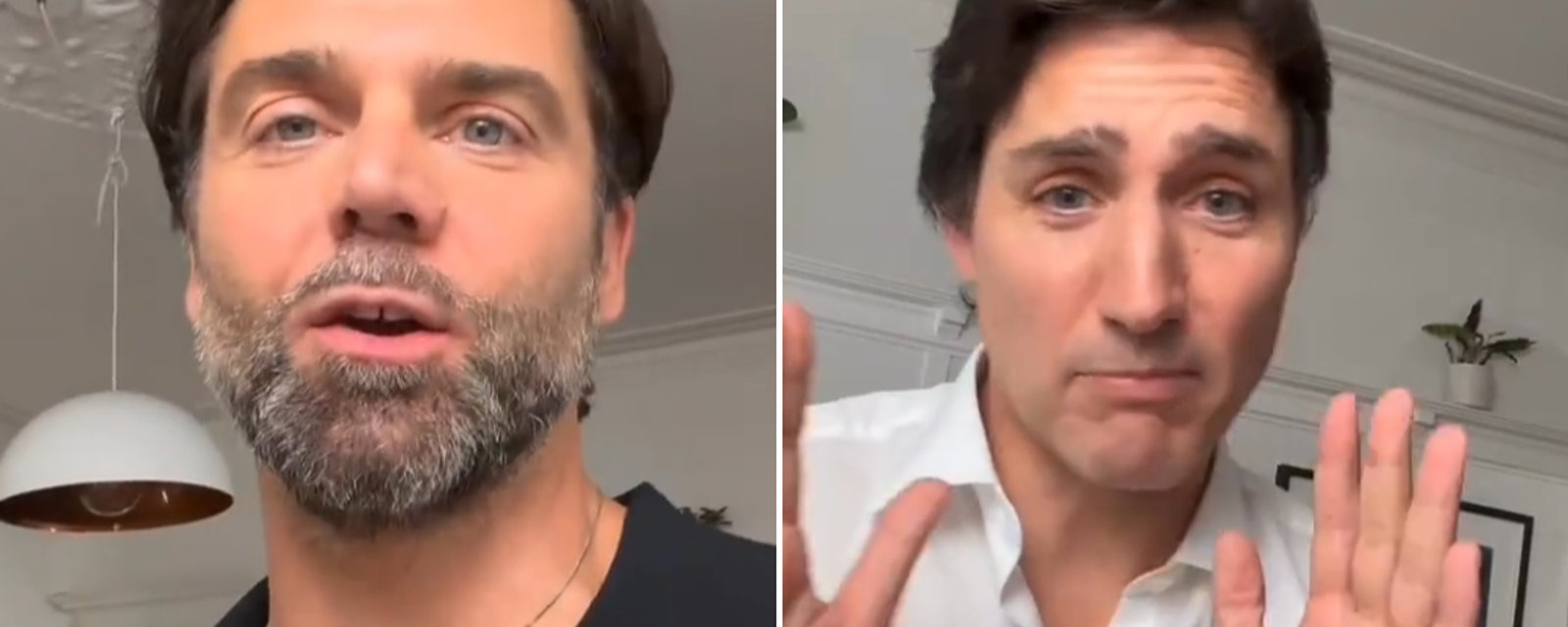 Justin Trudeau s'amène avec Jean-Philippe Wauthier pour faire une annonce importante