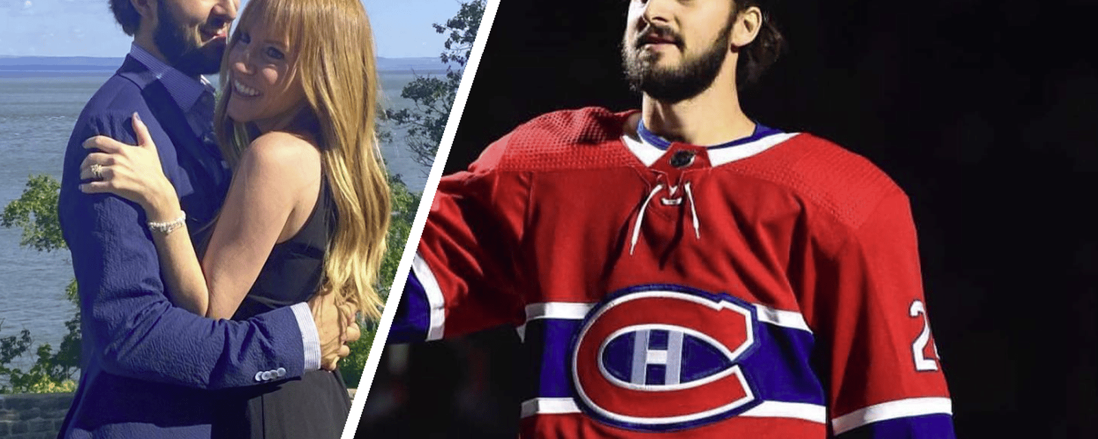 Phillip Danault annonce une grande nouvelle avec son amoureuse