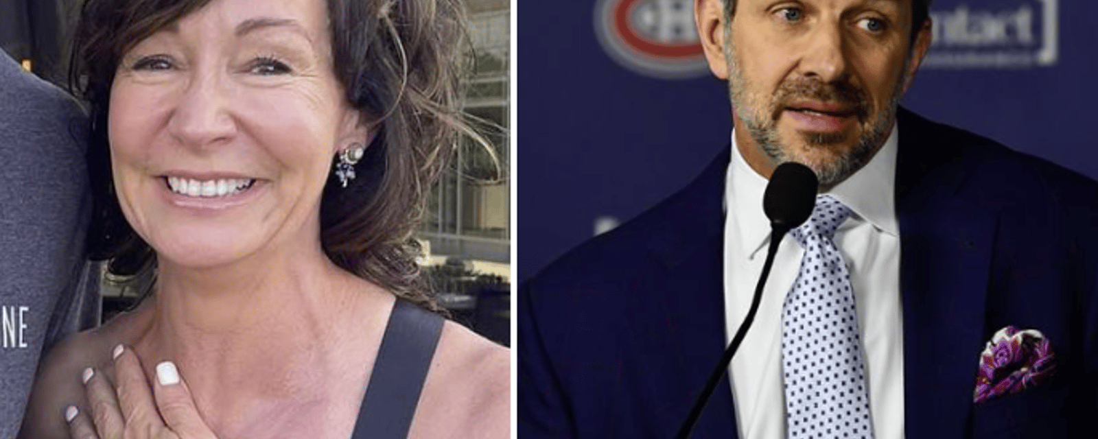 Josée Boudreault a rencontré Marc Bergevin et elle partage une belle photo avec lui