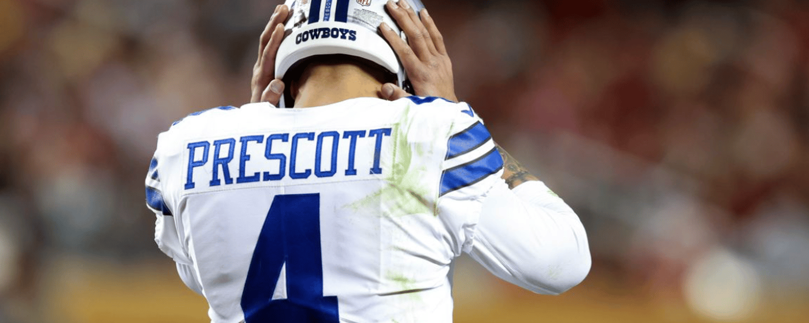 Cowboys' Twitter backs a truck over Dak Prescott