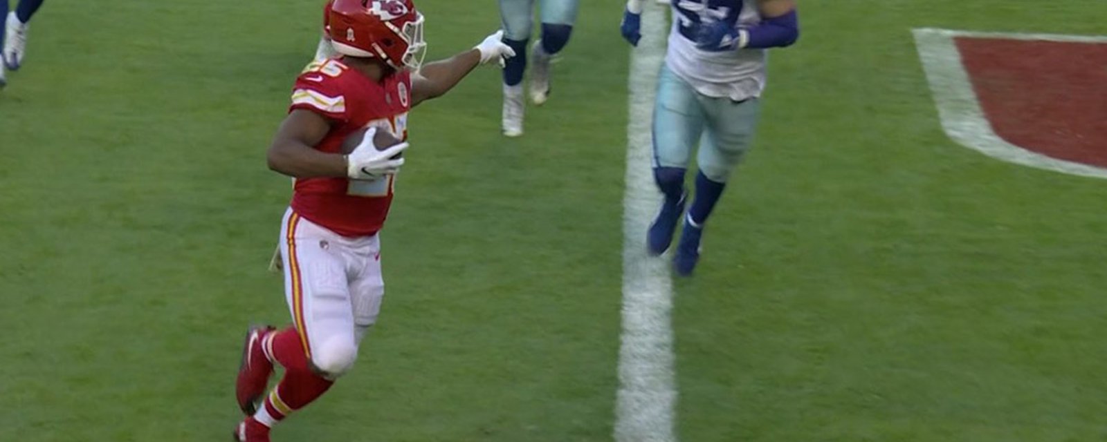 Kansas City Chiefs Clyde Edwards-Helaire penalized for taunting vs. Cowboys