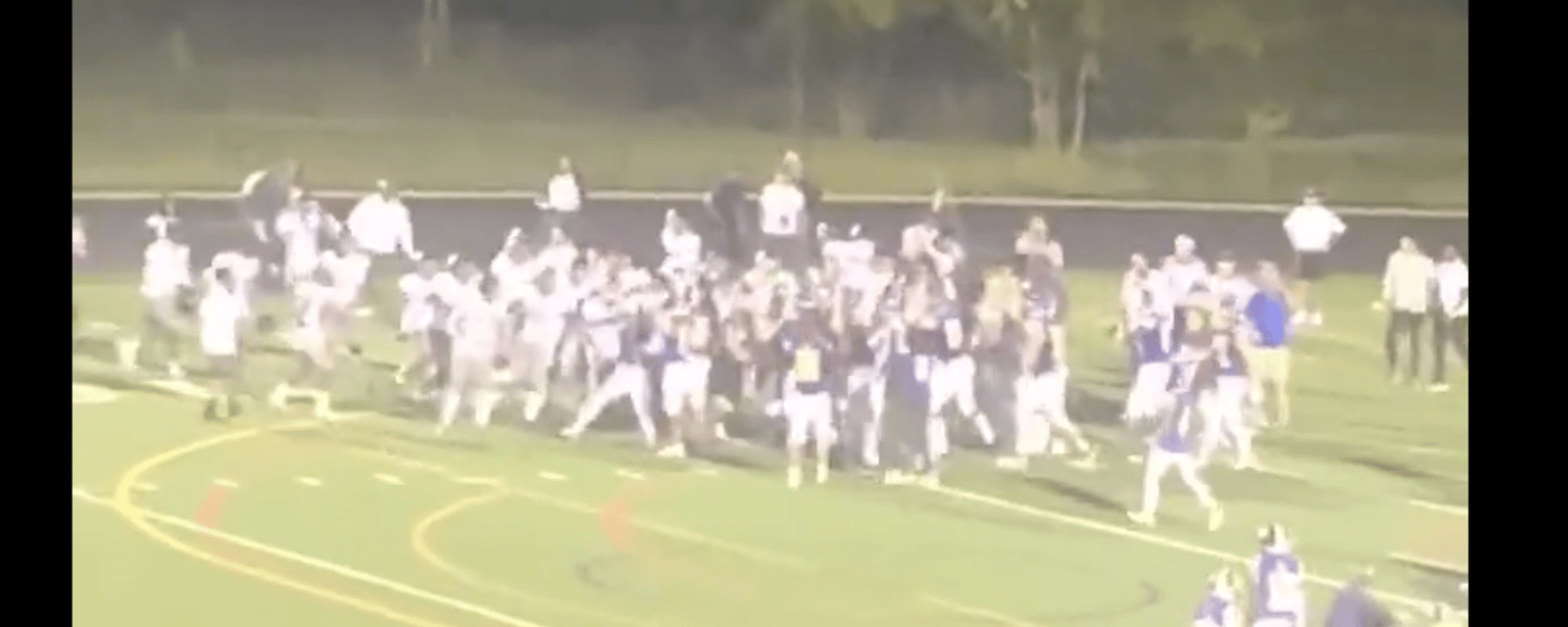 Football suspended after massive high school brawl! 