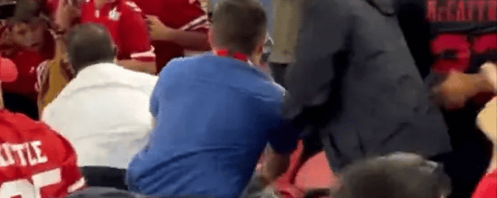 Bloody brawl between Broncos and 49ers fans 