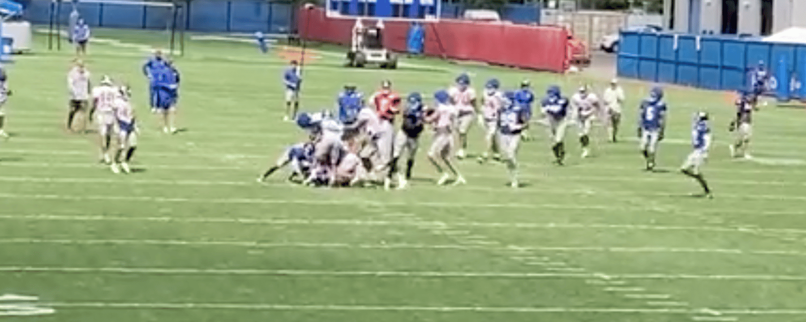 Big-time brawl breaks out at Giants training camp, including a coach! 