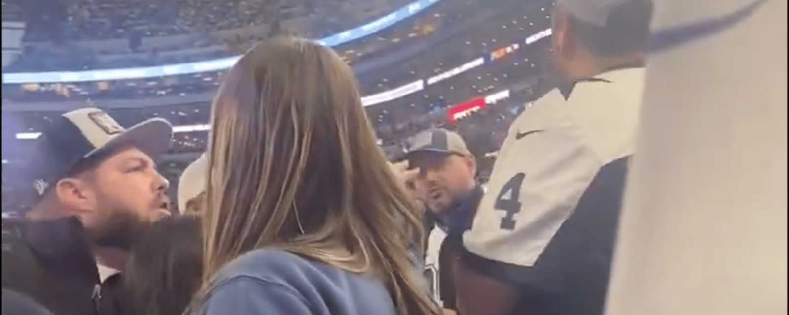 VIDEO: Cowboys fans fight during playoff loss! 