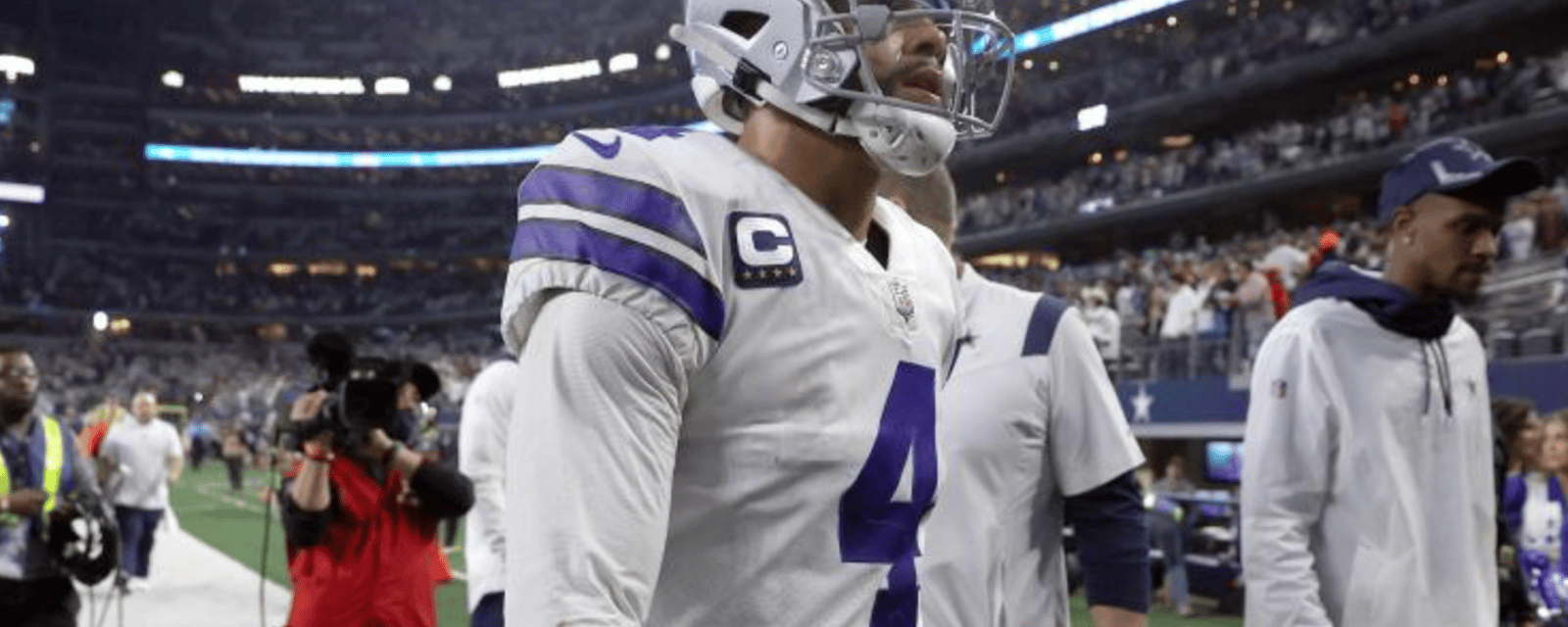 UGLY: Cowboys fans throw trash at injured Dak Prescott 