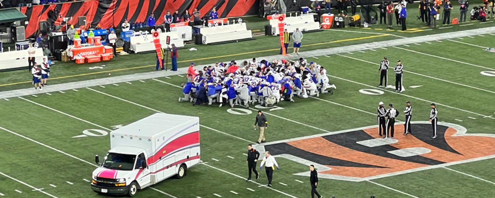 Bills’ Damar Hamlin taken by ambulance after scary medical emergency
