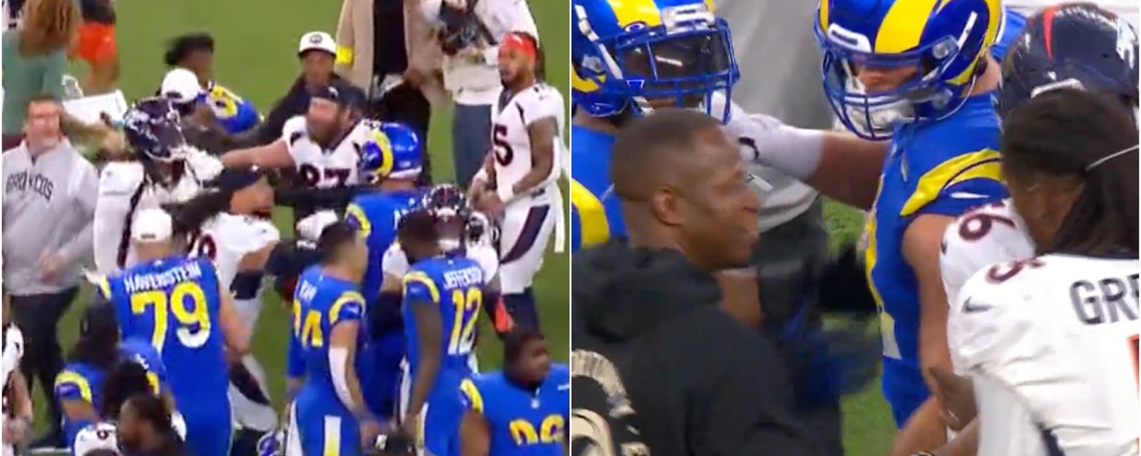 NFL punishes Broncos and Rams players for fight! 