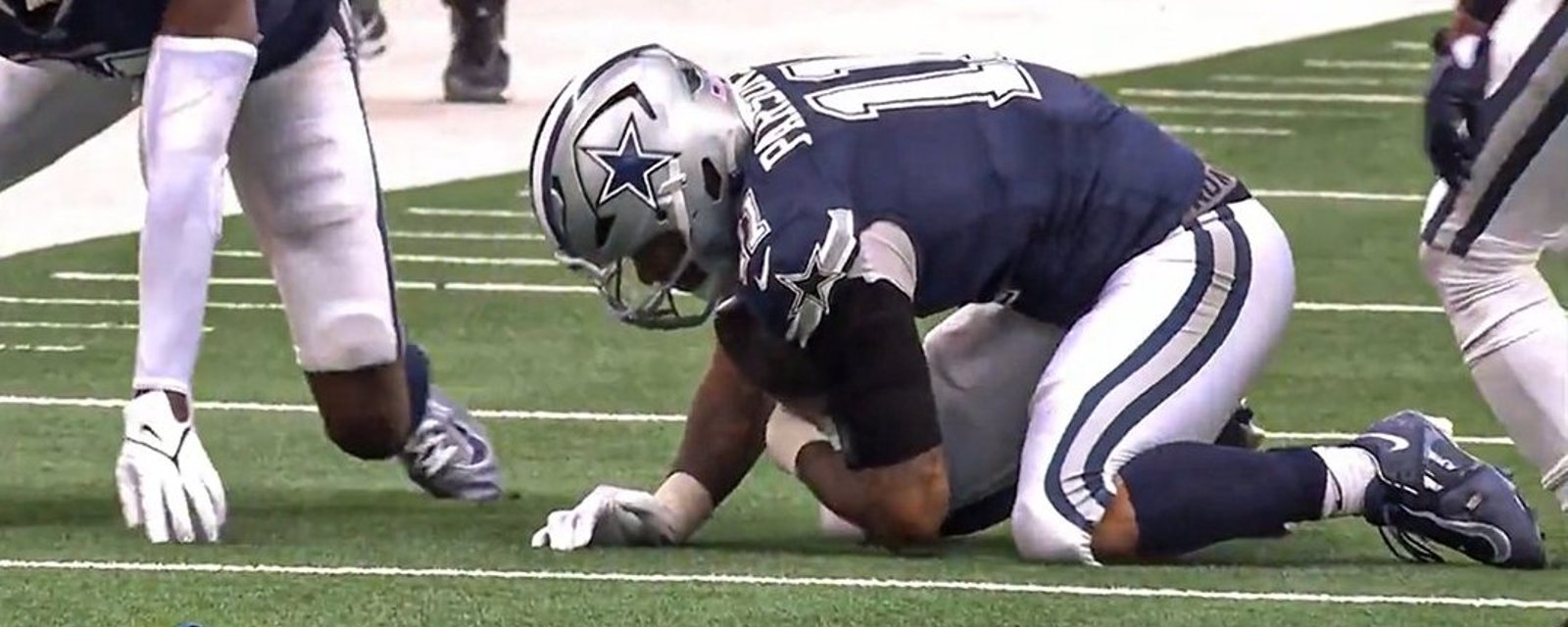 MUST SEE | Micah Parsons making spectacular fumble recovery! 