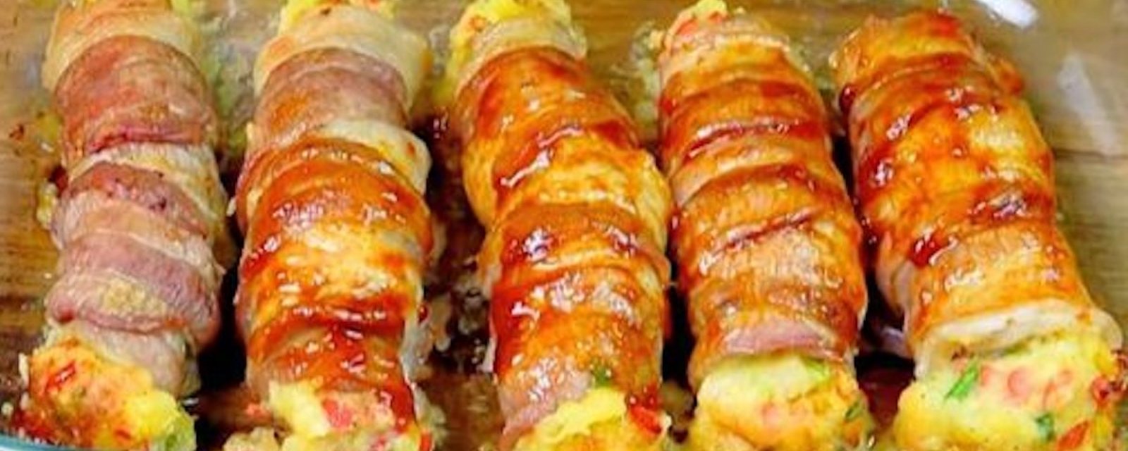 Rouleaux de pomme de terre et bacon