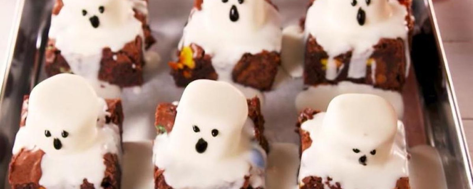 Pour Halloween, on prépare des brownies fantômes!