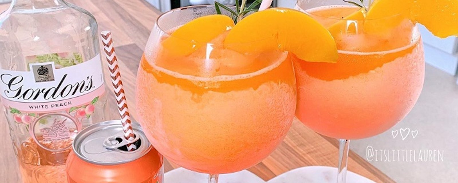 Divin cocktail glacé au gin et à la pêche Ma Fourchette