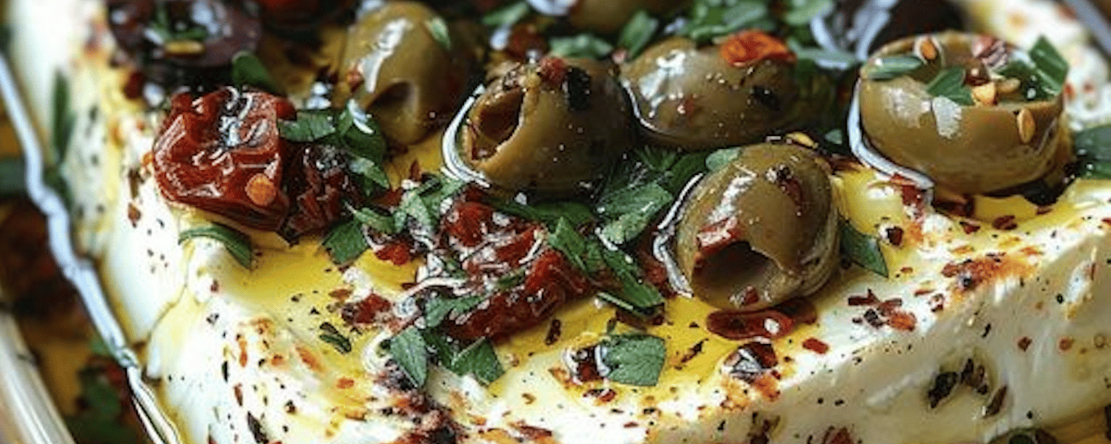 Sublime Feta au four avec olives et tomates séchées