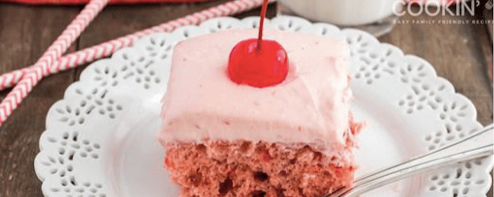 Succulent gâteau à la cerise