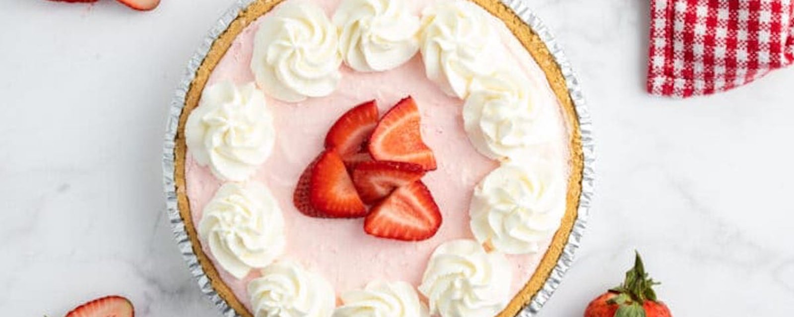 Fabuleuse tarte Daiquiri aux fraises surgelée