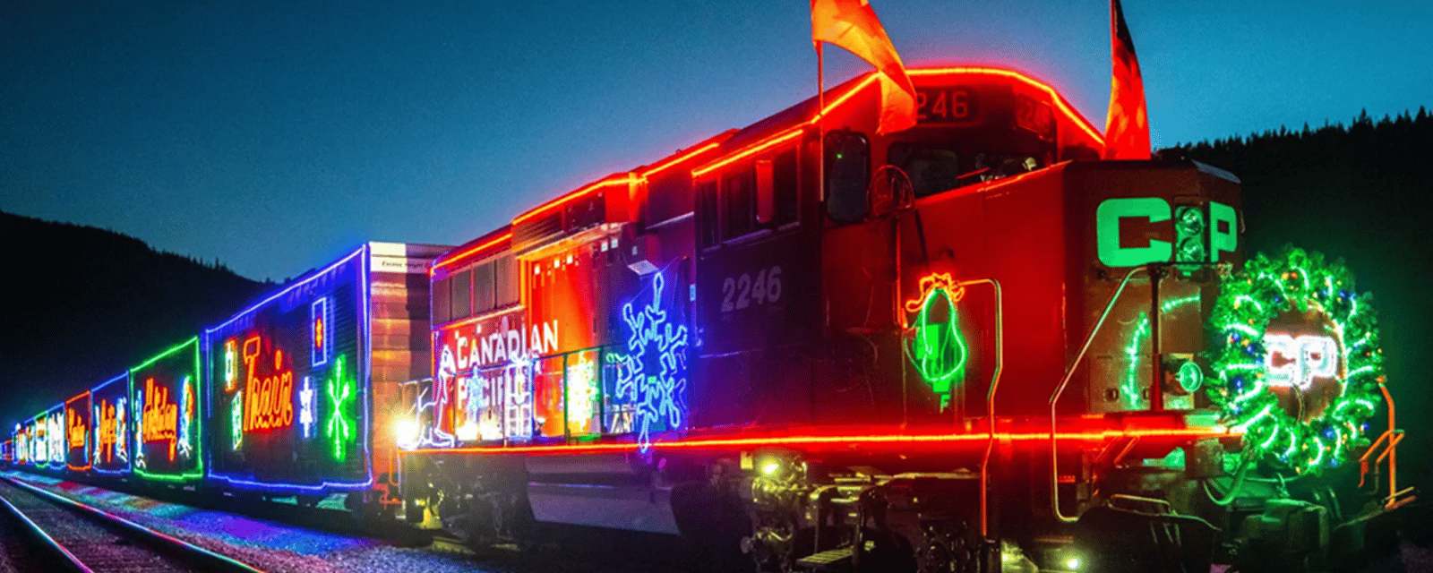 Le magnifique train de Noël est de retour cette année et voici tous ses arrêts au Québec